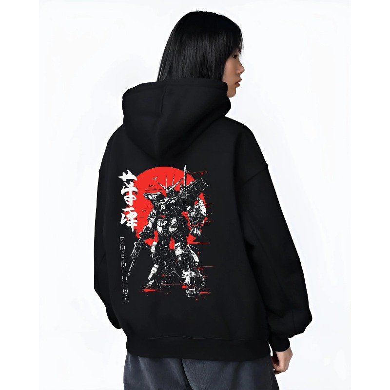 Men's Autumn Winter Black Hood - Streetwear Brand Y2K のレビューと価格